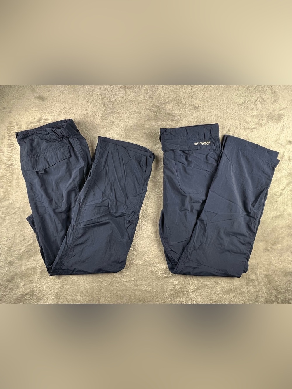 Columbia PFG Omni-Shade Pant Mens 36x32 Blue Lightweight Fishing Hiking LOT OF 2